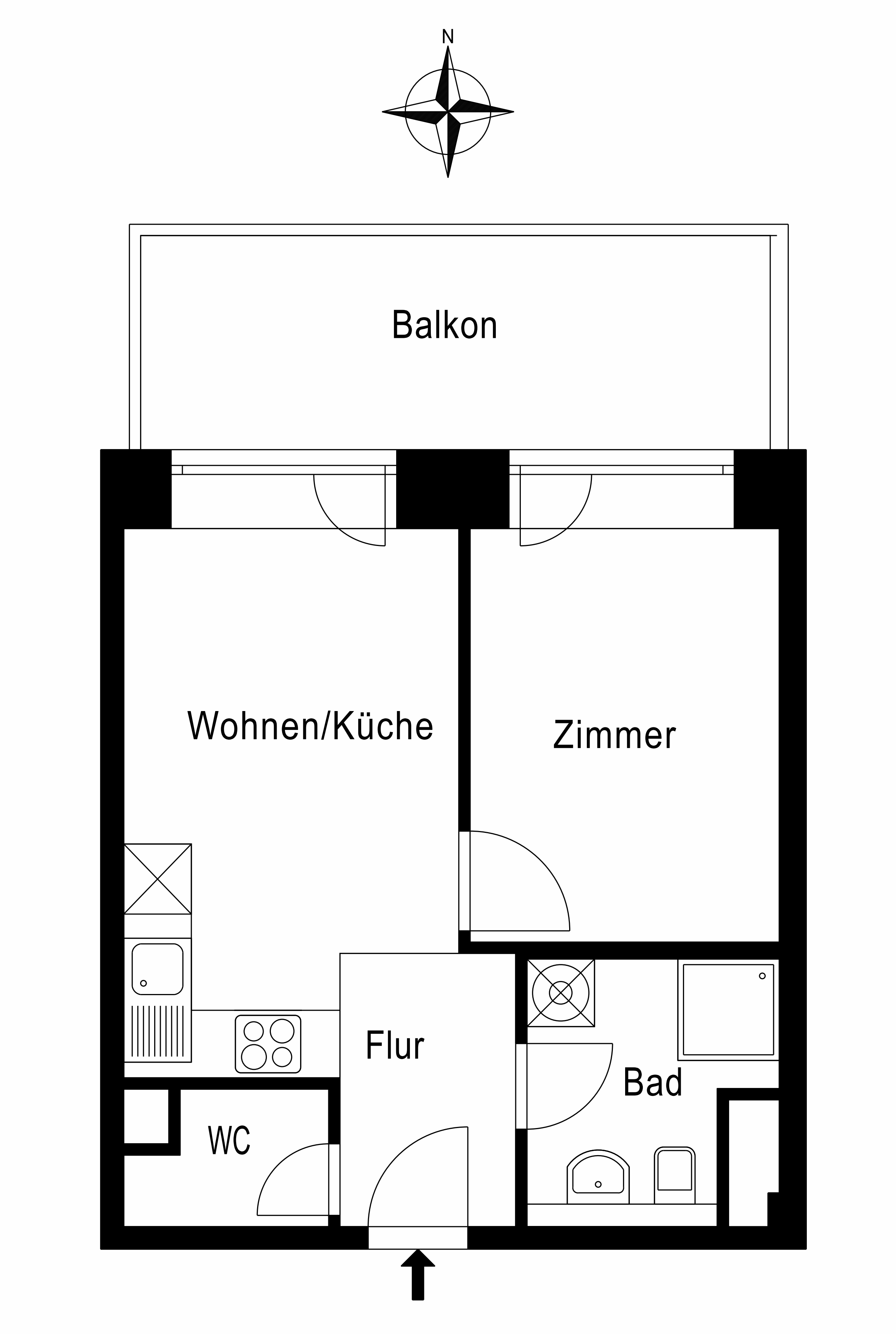 Grundriss WE 199